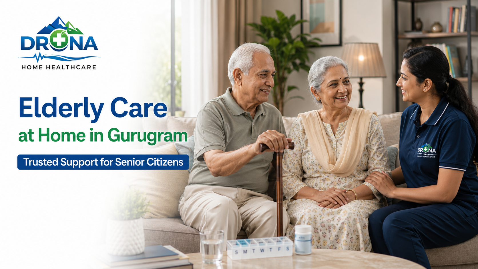 Elderly Care at Home in Gurugram providing compassionate support and assistance for senior citizens.